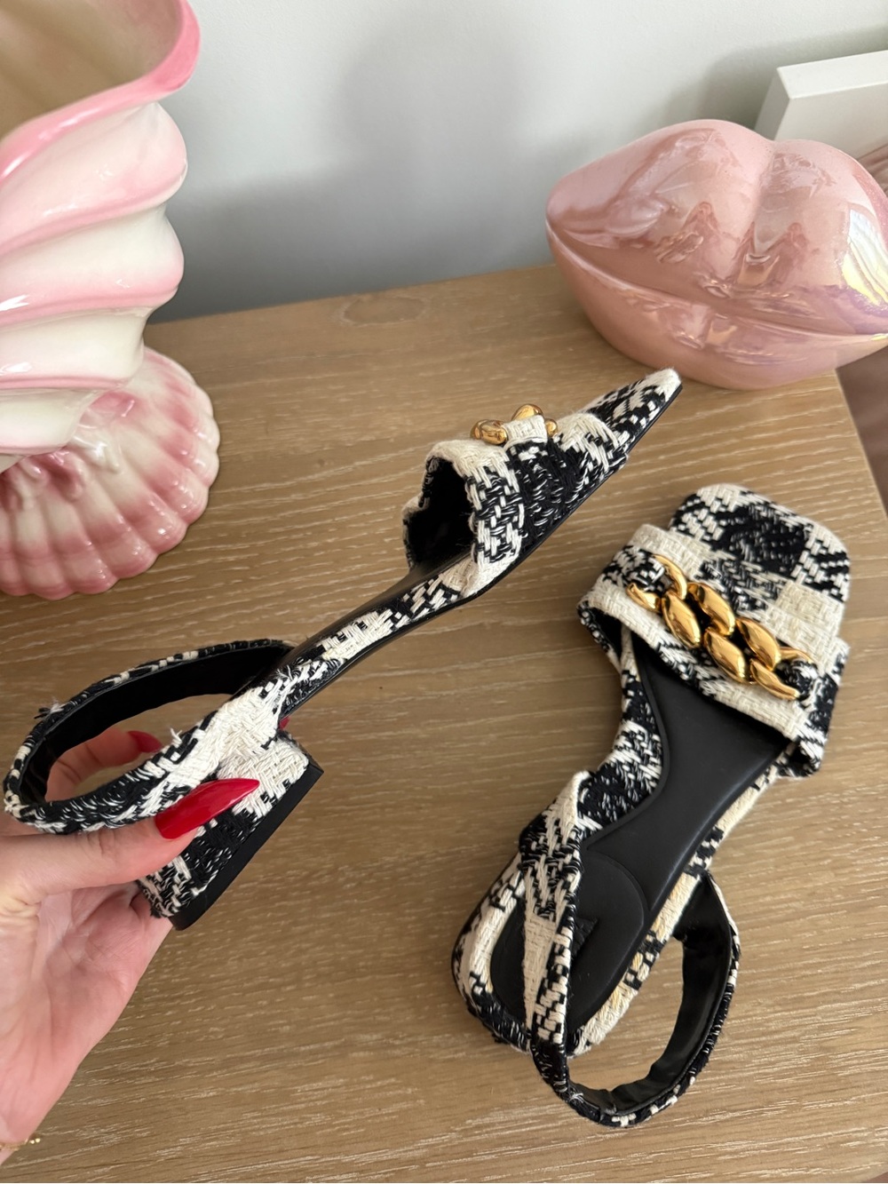 Zara Sling Back Sandals